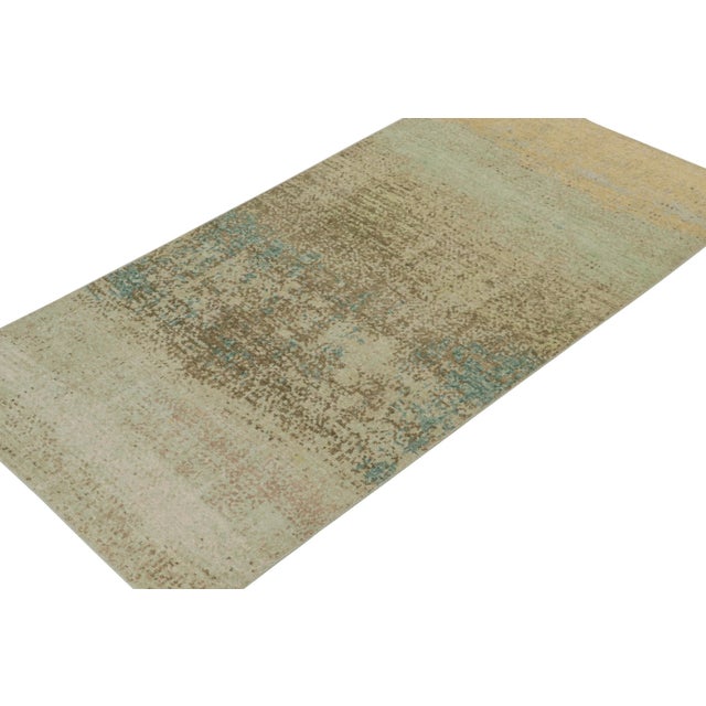 ​​This contemporary 4x8 abstract rug is a new addition to the Homage Collection by Rug & Kilim. Further On the Design:...