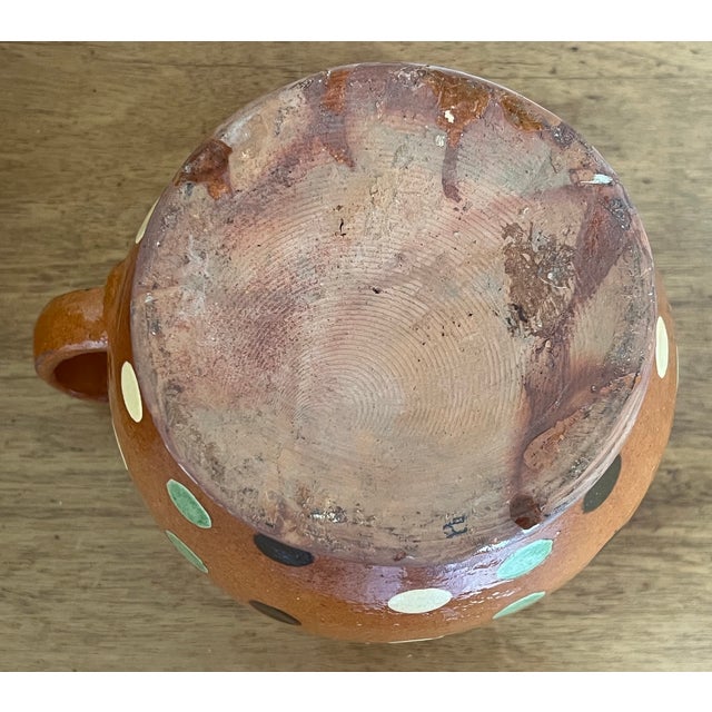 Large Antique French Country Jaspe Pitcher For Sale - Image 9 of 9
