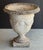 Stone English Garden Stone Urn or Planter Pot With Garland Motif For Sale - Image 7 of 13
