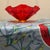 Mid-Century Modern 1960s Mid-Century Modern Viking Epic Ruby Red Persimmon Glass Basket Candy Dish For Sale - Image 3 of 8