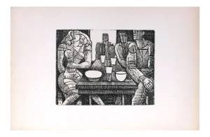 Marcel Gromaire, Tavern, Original Etching, 1952