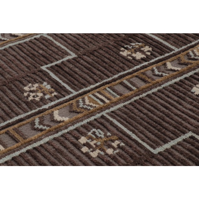Rug & Kilim Contemporary Art Deco Style Geometric Wool Rug by Rug & Kilim, India For Sale - Image 4 of 10