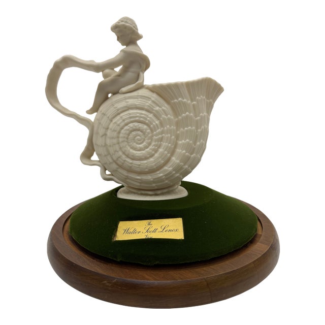Vintage Lenox Sculpture Walter Scott Lenox Limited Edition No. 1691 Vase With Dome For Sale