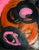 Contemporary Abstract 'Bold Edgy Powerful Color' Painting on Paper For Sale - Image 4 of 4