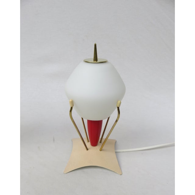 Metal Rocket Bedside Lamps, 1950s, Set of 2 For Sale - Image 7 of 18