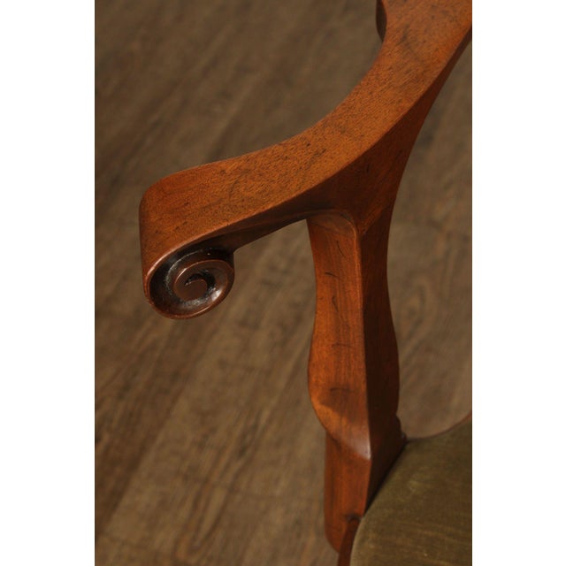 Saybolt Cleland Queen Anne Style Set of Eight Mahogany Dining Chairs For Sale - Image 11 of 12