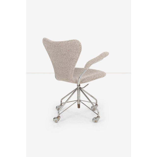 1960s 1960s Arne Jacobsen Sevener Desk Chair, Model 3117 For Sale - Image 5 of 12