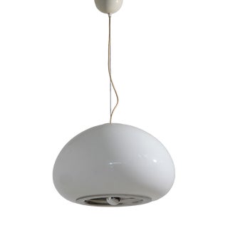 Black and White Chandelier by the Castiglioni Brothers for Flos, 1960s For Sale