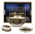 English Lynn Chase Jaguar Jungle Bowl, Tray and Ring Dishes - S/4 For Sale