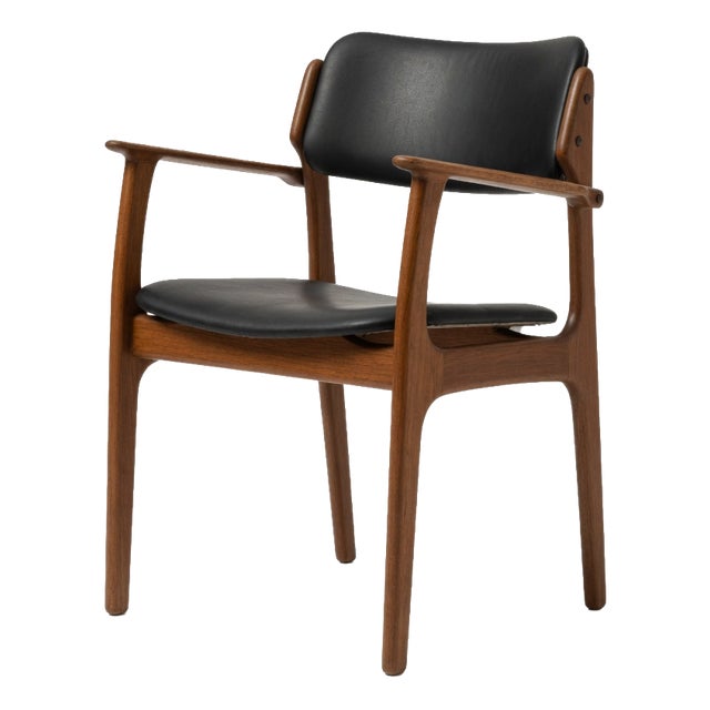 Rosewood Model 50 Captain's Chair by Erik Buch for Oddense Maskinsnedkeri / O.D. Møbler, 1960s For Sale