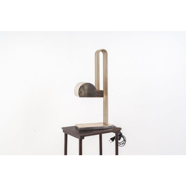 Art Deco Architectural Table Lamps by Marcel Breuer, France, 1920s, Set of 2 For Sale - Image 6 of 17