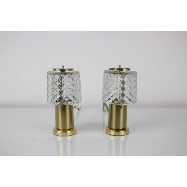 - Made in Czechoslovakia - Made of brass, glass - Re-polished - Fully functional - Good, original condition. Up to 250V...