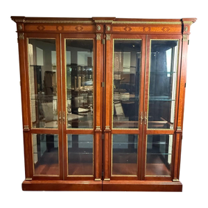 1990s Matched Pair of John Widdicomb Neoclassical Vitrines