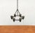 Mid-Century Modern Mid-Century Scandinavian Brutalist Candle Chandelier in Wrought Iron, 1960s For Sale - Image 3 of 18