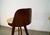 1960’s Mid-Century Modern Walnut & Leather Bar Stools - A Pair For Sale - Image 11 of 12