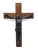 1920s Vintage Crucifix in Bronze on Oak, 1920s For Sale - Image 5 of 15