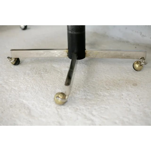 Set of Swivel Armchairs in Leatherette & Steel, Italy, 1960s For Sale - Image 13 of 18