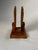 Vintage Boho Chic Arched Fan Solid Wood Napkin Holder For Sale In Houston - Image 6 of 10