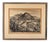 Mid Century Modern Black White Lithograph Print Colorado Landscape For Sale