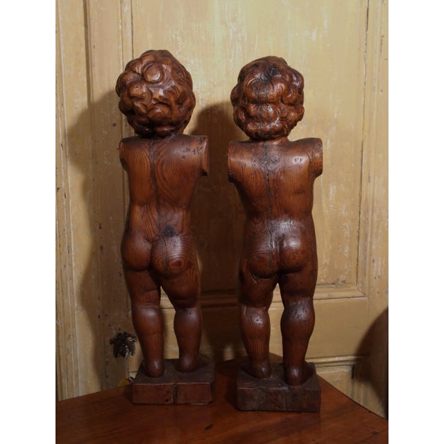 Italian 18th Century Angels - a Pair For Sale In New Orleans - Image 6 of 10