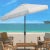 Summer afternoons at Mayfair’s private member’s club inspired this posh eleven foot crank umbrella. Its classic white...