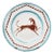 Vintage Ceramic Plate with Horse by Orfeo Tamburi, 1940s For Sale