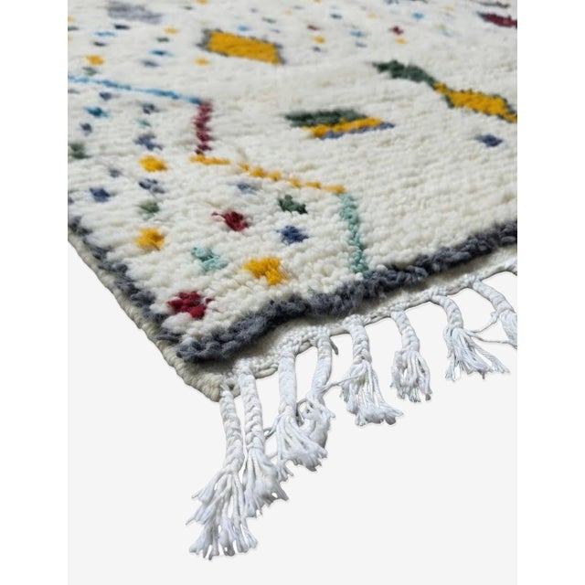 Moroccan Artisan Azilal Rug - 7.2 X 6.2 Ft For Sale - Image 4 of 8