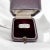 Rare Art Deco eternity wedding band (circa 1930) in platinum. It is decorated with old cut diamonds in fall totaling...