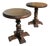 Rustic Oak Side Tables, Set of 2 For Sale