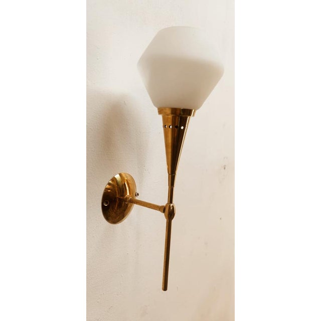 Sconce in Brass and Glass from Stilnovo For Sale - Image 6 of 17