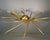 Large Shanghai Brass Chandelier attributed to Stilnovo, 1950s For Sale - Image 11 of 15