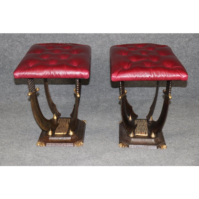 This rare pair of cast iron sword benches is the kind of furniture that makes you stop mid-sentence, tilt your head, and...