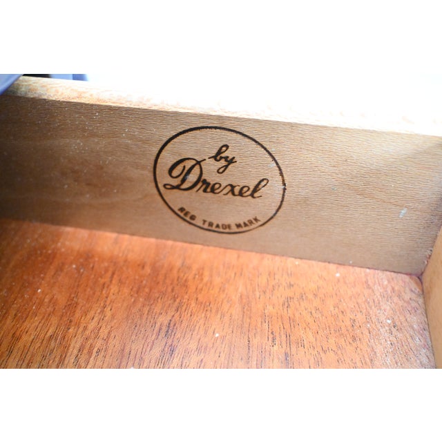 Drexel French Louis XV Style Dark Plum Nightstands, Pair | Newly Refinished For Sale - Image 15 of 15