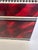 One of a Kind Artist Painted Decorative Red Faux Tortoise Box For Sale - Image 13 of 15