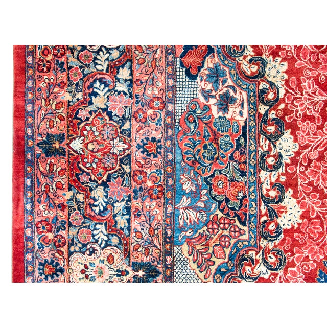 Early 20th Century Persian Kazvin Rug For Sale In Chicago - Image 6 of 16