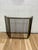 3 panel Brass Fire Screen with mesh inserts. Classic early design with flat brass frame. Securing rods topped off with...