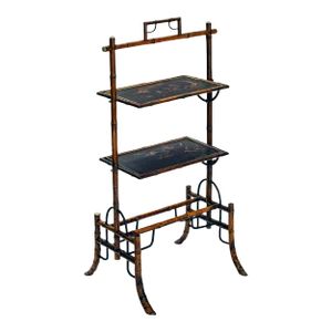 Early 20th Century Asian Two Tier Tray Stand