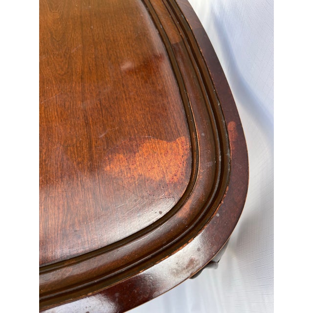 Queen Anne Carved Wood Table For Sale - Image 9 of 10
