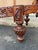 Antique British Anglo Indian Carved Mahogany Cane Seat and Back Settee For Sale - Image 17 of 18