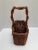 Rustic Natural Wood Woven Bottle Carrier For Sale In Sacramento - Image 6 of 7