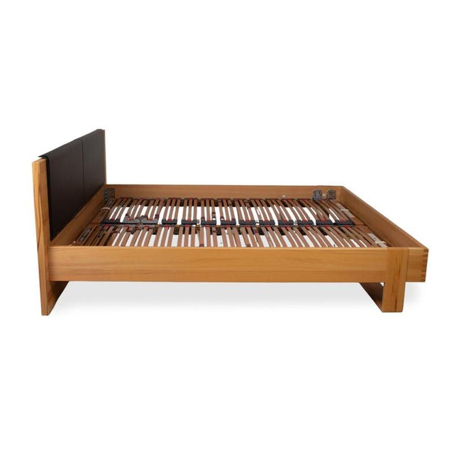 Flavo Bed with Bedside Tables in Brown and Black Wood from Hülsta For Sale - Image 12 of 16