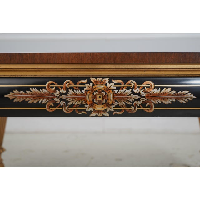 Brown Karges Rothschild Neoclassical Painted Coffee Table For Sale - Image 8 of 14