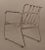 1970s Set of Four Wrought Iron and Plastic Strap Garden Patio Chairs For Sale - Image 5 of 11