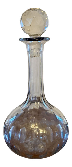 Antique Edwardian Glass Decanter, 1900