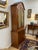 Wood Arched Mahogany Two-Piece Cupboard For Sale - Image 7 of 7