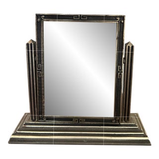 Art Deco Wooden Swing Picture Frame, 5 X 7 For Sale