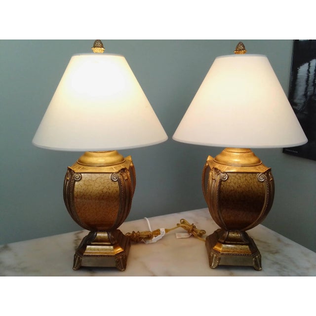 Neoclassical Late 20th Century Decorative Lamps - a Pair For Sale - Image 3 of 5
