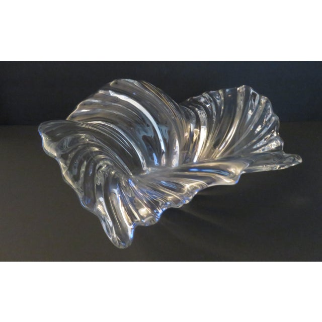Mikasa Belle Epoque Large Heavy Crystal 12" Centerpiece Bowl VTG For Sale - Image 14 of 16
