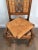 Brutalist Brutalist Chairs Made of Ash and Straw, French Work, Circa 1950 - Set of 6 For Sale - Image 3 of 13