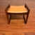 Beautiful vintage mid-century stool / ottoman made in the U.K. circa 1960's. It features a boxed leg afromosia (African...